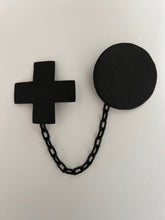 Load image into Gallery viewer, Naught &amp; Cross Brooch
