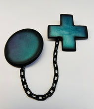 Load image into Gallery viewer, Naught &amp; Cross Brooch
