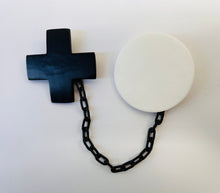 Load image into Gallery viewer, Naught &amp; Cross Brooch
